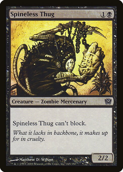 Spineless Thug - Foil