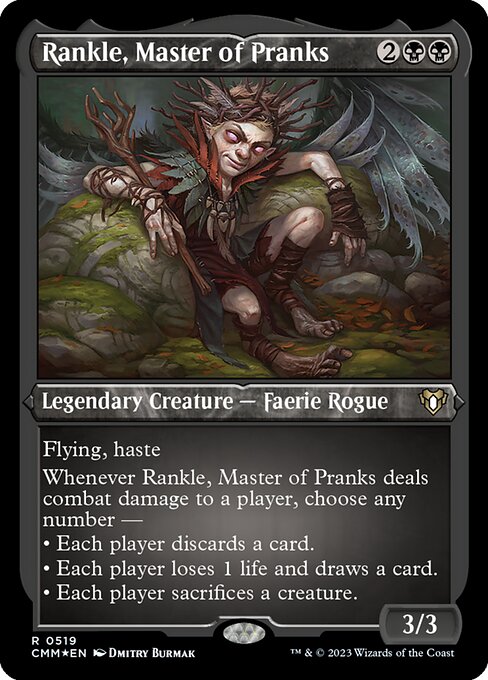 Rankle, Master of Pranks - Etched