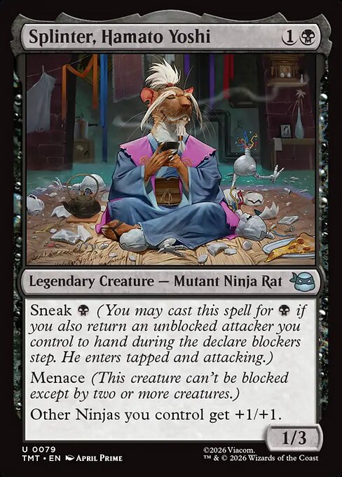 Splinter, Hamato Yoshi - Nonfoil
