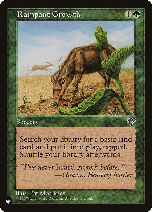 Rampant Growth - Nonfoil