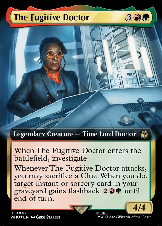 The Fugitive Doctor (Extended Art - Surge Foil)