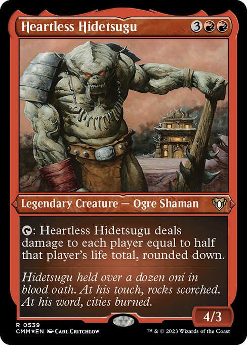 Heartless Hidetsugu - Etched