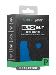 Blackout Deck Sleeves - Standard Size - Blue