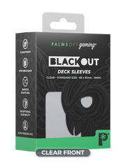 Blackout Deck Sleeves - Standard Size - Clear