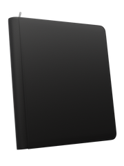 Stealth 12 Pocket Zip Binder - Black