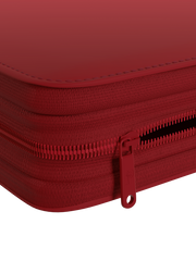Stealth 12 Pocket Zip Binder - Red