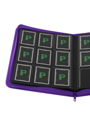 Collector's Series 9 Pocket Zip Binder - Purple