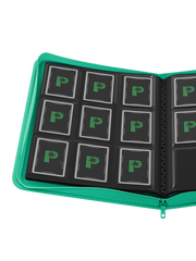 Collector's Series 9 Pocket Zip Binder - Turquoise