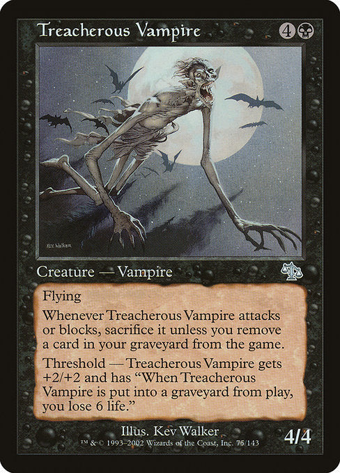 Treacherous Vampire - Nonfoil