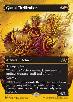 Gastal Thrillroller (Borderless - Gold Foil)