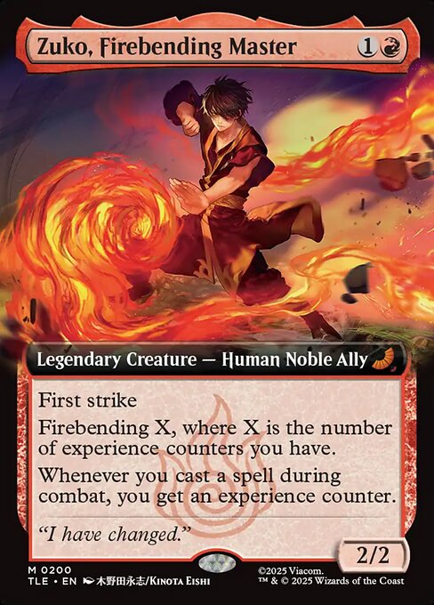 Zuko, Firebending Master - Nonfoil