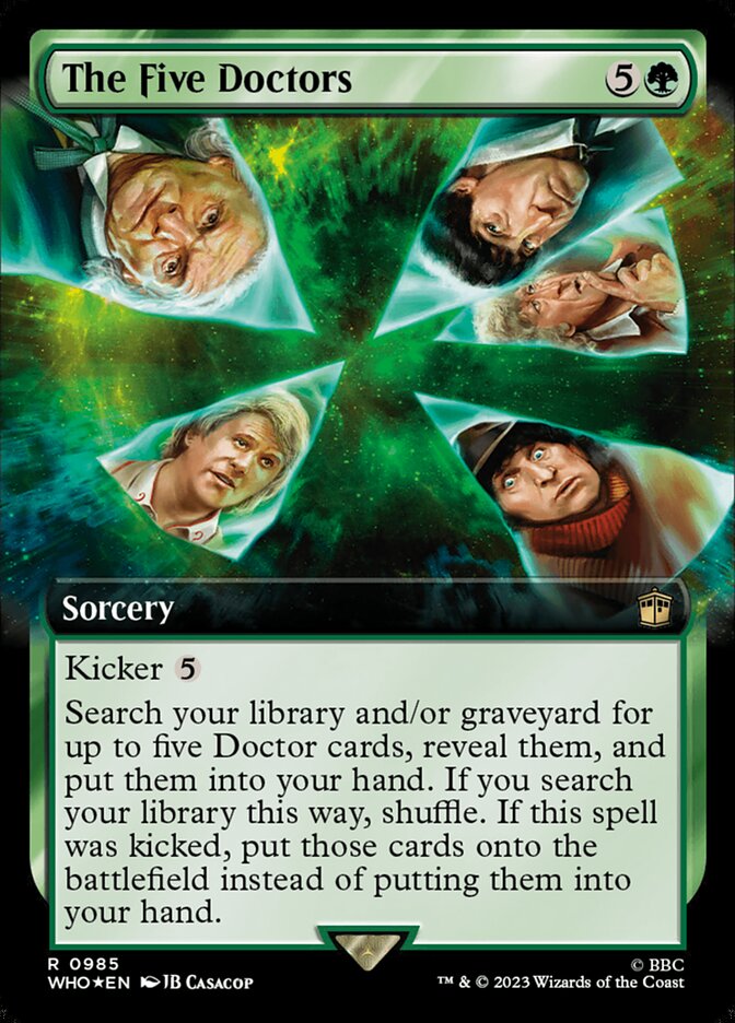 The Five Doctors (Extended Art - Surge Foil)