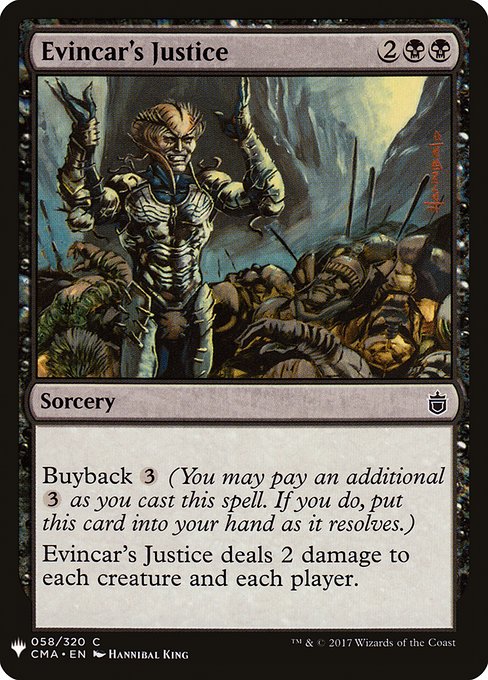 Evincar's Justice - Nonfoil