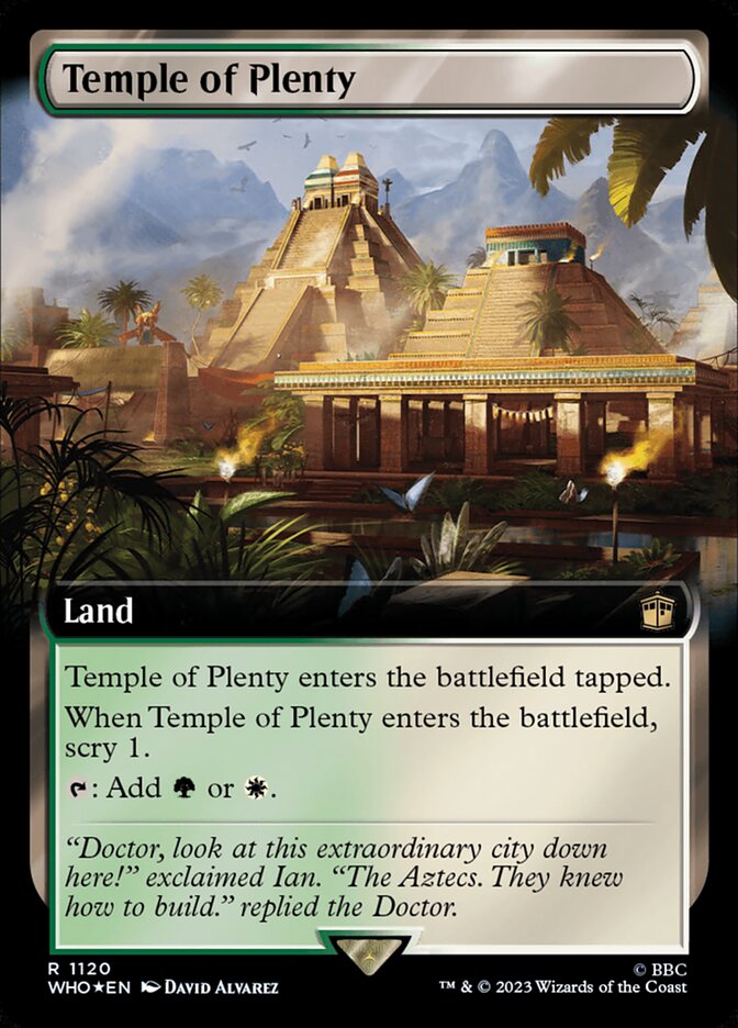 Temple of Plenty (Extended Art - Surge Foil)