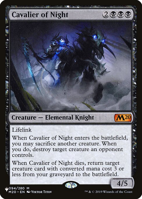 Cavalier of Night - Nonfoil