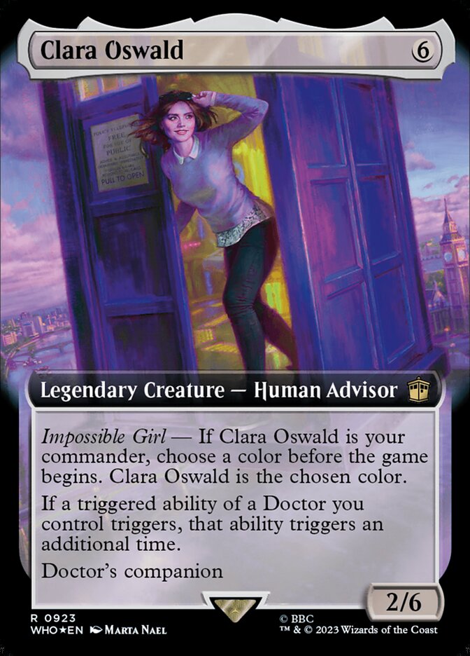 Clara Oswald (Extended Art - Surge Foil)