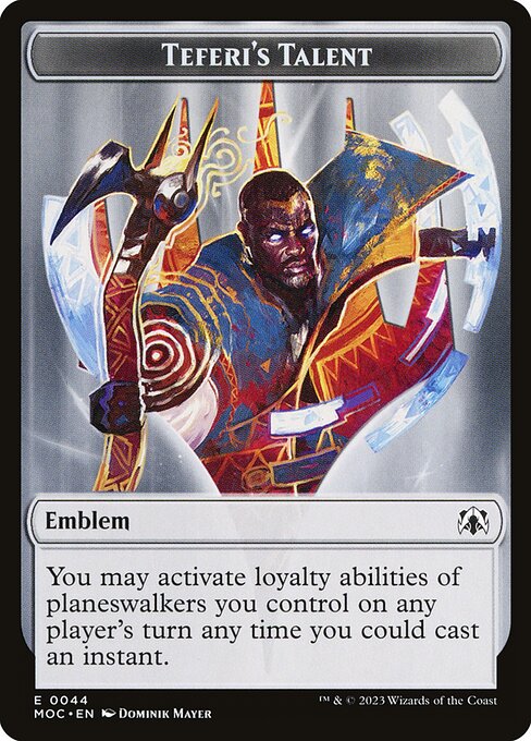 Teferi's Talent Emblem - Nonfoil