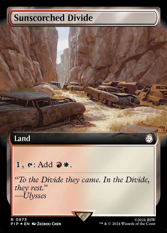 Sunscorched Divide (Extended Art - Surge Foil)