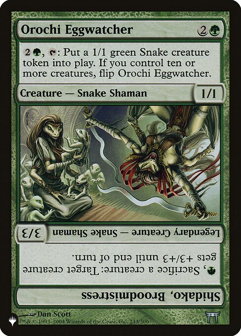 Orochi Eggwatcher // Shidako, Broodmistress - Nonfoil