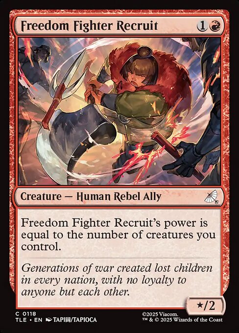 Freedom Fighter Recruit - Nonfoil