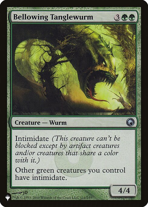 Bellowing Tanglewurm - Nonfoil