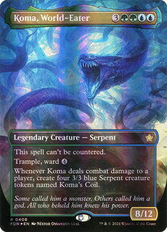 Koma, World-Eater (Borderless - Mana Foil)