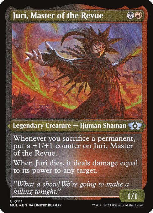 Juri, Master of the Revue - Etched