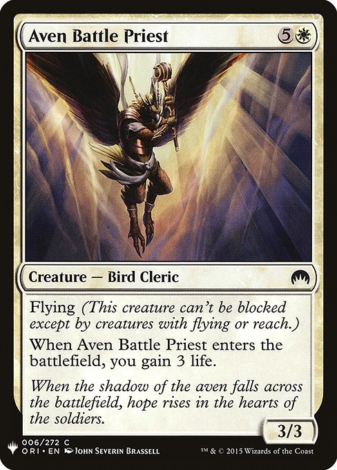 Aven Battle Priest - Nonfoil