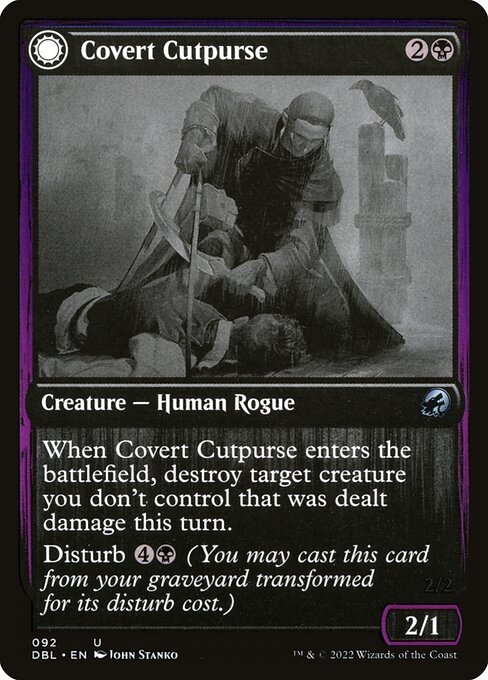 Covert Cutpurse // Covetous Geist - Nonfoil