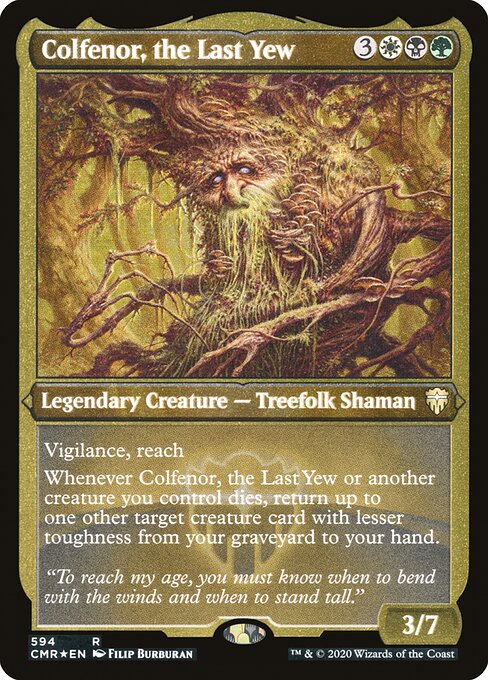 Colfenor, the Last Yew - Etched