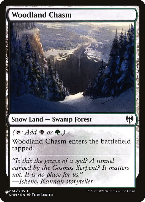 Woodland Chasm - Nonfoil