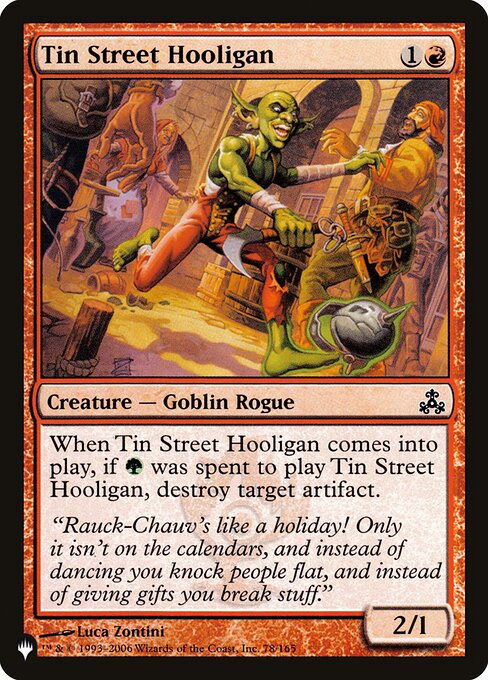 Tin Street Hooligan - Nonfoil