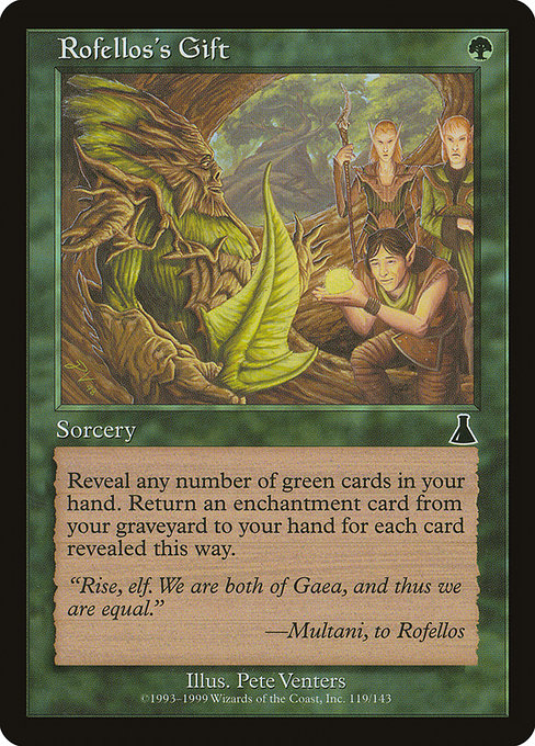 Rofellos's Gift - Nonfoil