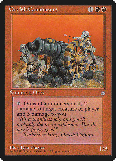 Orcish Cannoneers - Nonfoil
