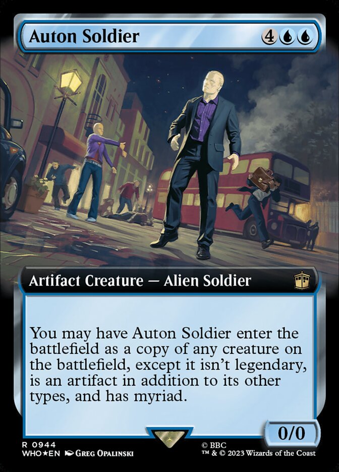 Auton Soldier (Extended Art - Surge Foil)