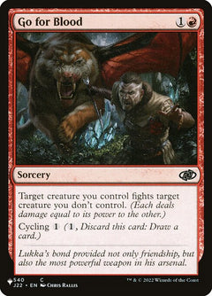 Go for Blood (J22-540)
