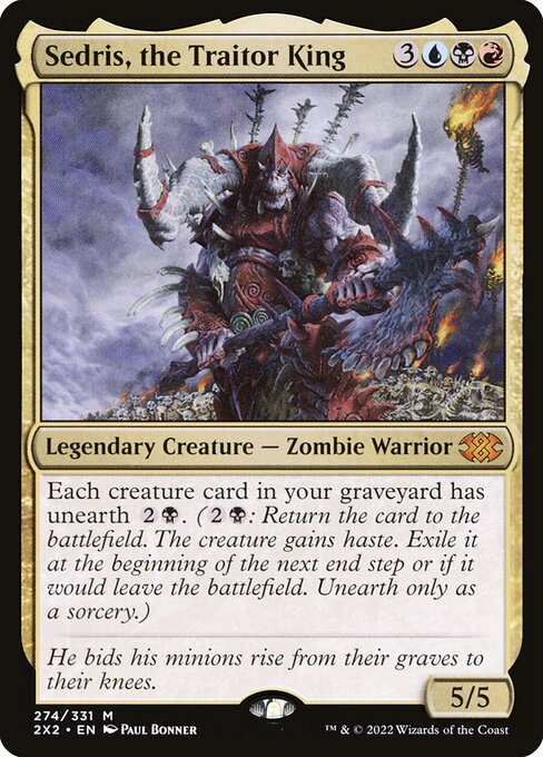 Sedris, the Traitor King - Nonfoil