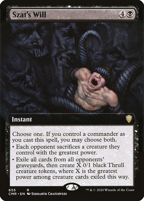 Szat's Will - Nonfoil