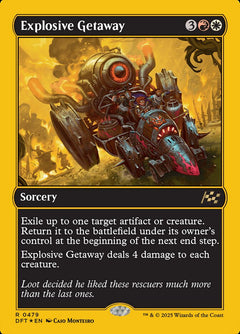 Explosive Getaway (Gold Foil)