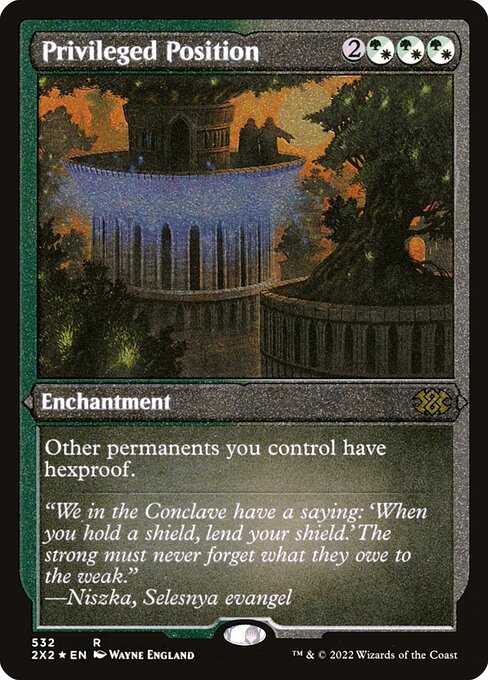 Privileged Position - Etched