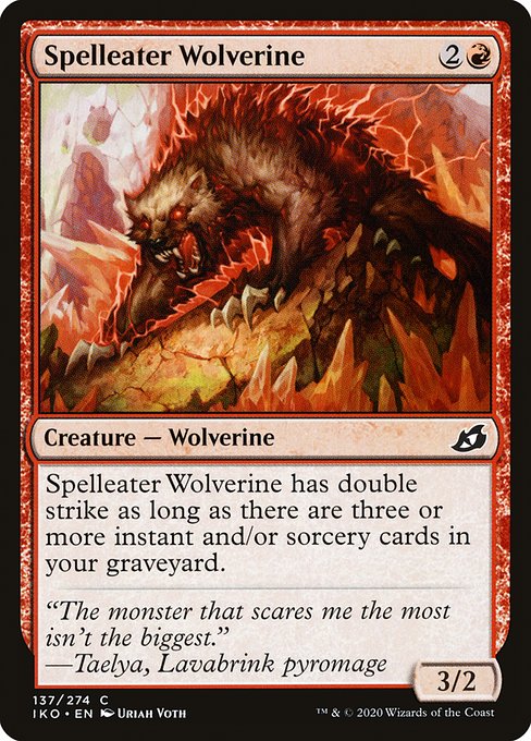 Spelleater Wolverine - Nonfoil