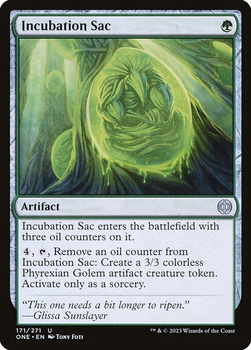 Incubation Sac - Nonfoil