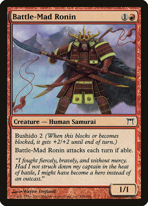 Battle-Mad Ronin - Nonfoil