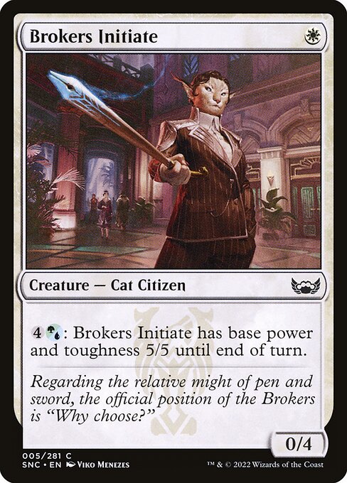 Brokers Initiate - Nonfoil