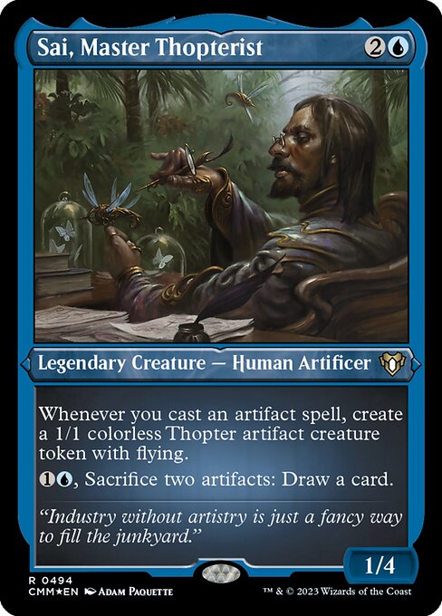 Sai, Master Thopterist - Etched