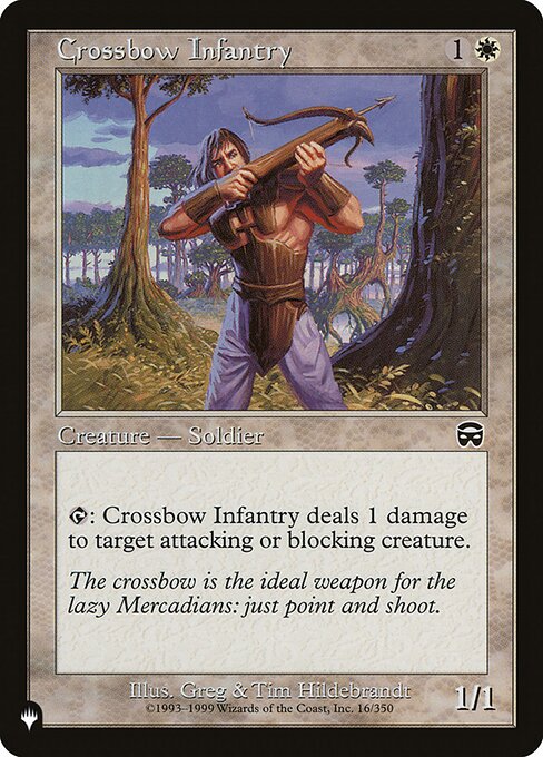 Crossbow Infantry - Nonfoil