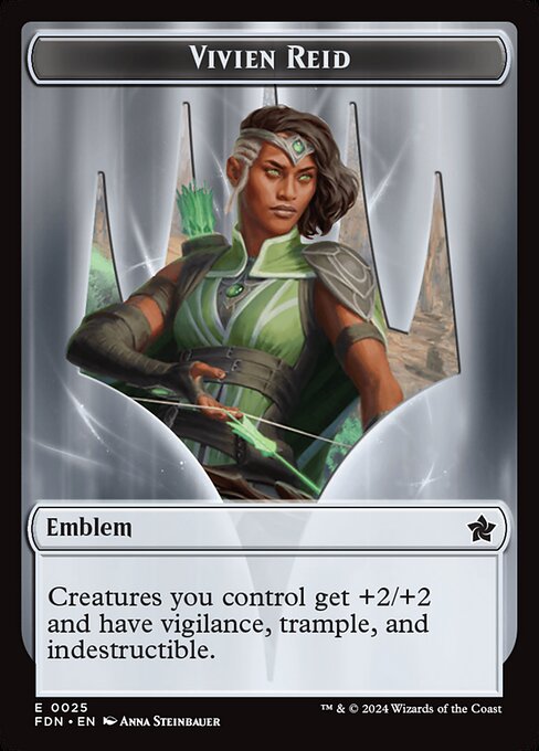 Vivien Reid Emblem - Nonfoil