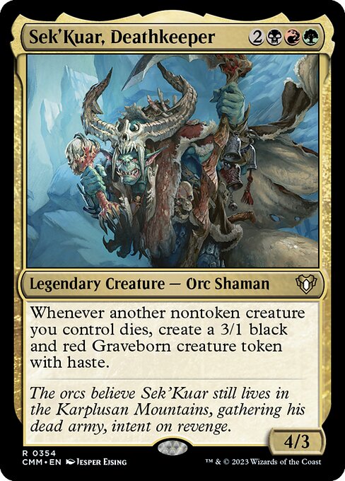 Sek'Kuar, Deathkeeper - Nonfoil