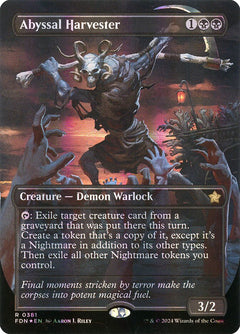 Abyssal Harvester (Borderless - Mana Foil)