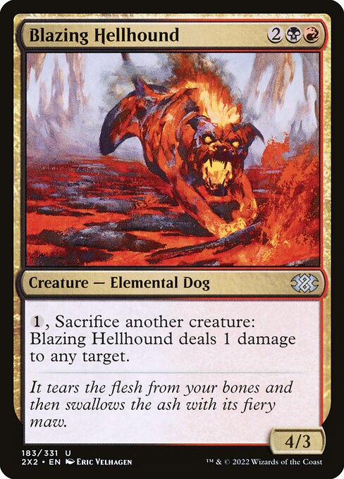 Blazing Hellhound - Nonfoil